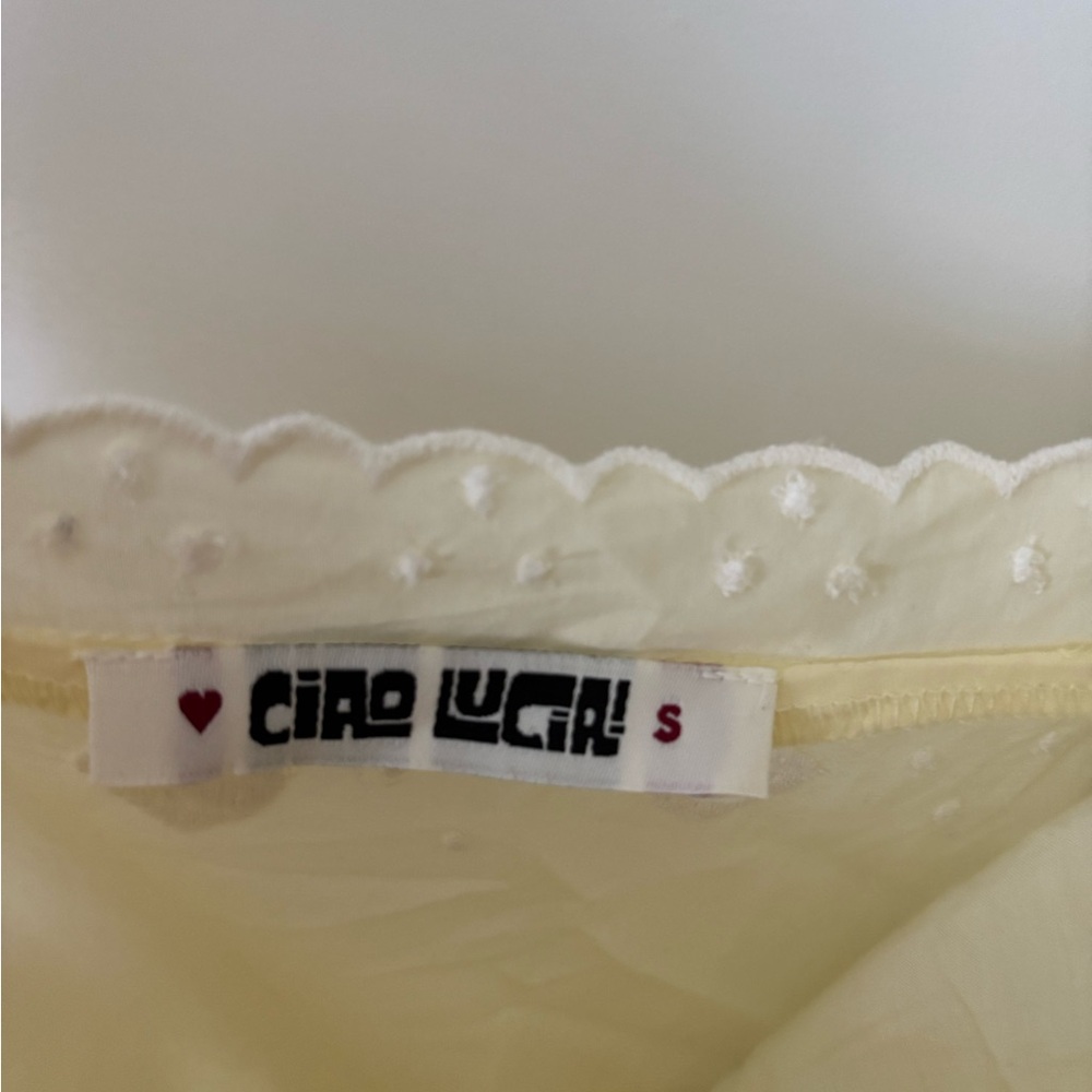 Ciao Lucia Yellow Midi Dress - Picture 6 of 11